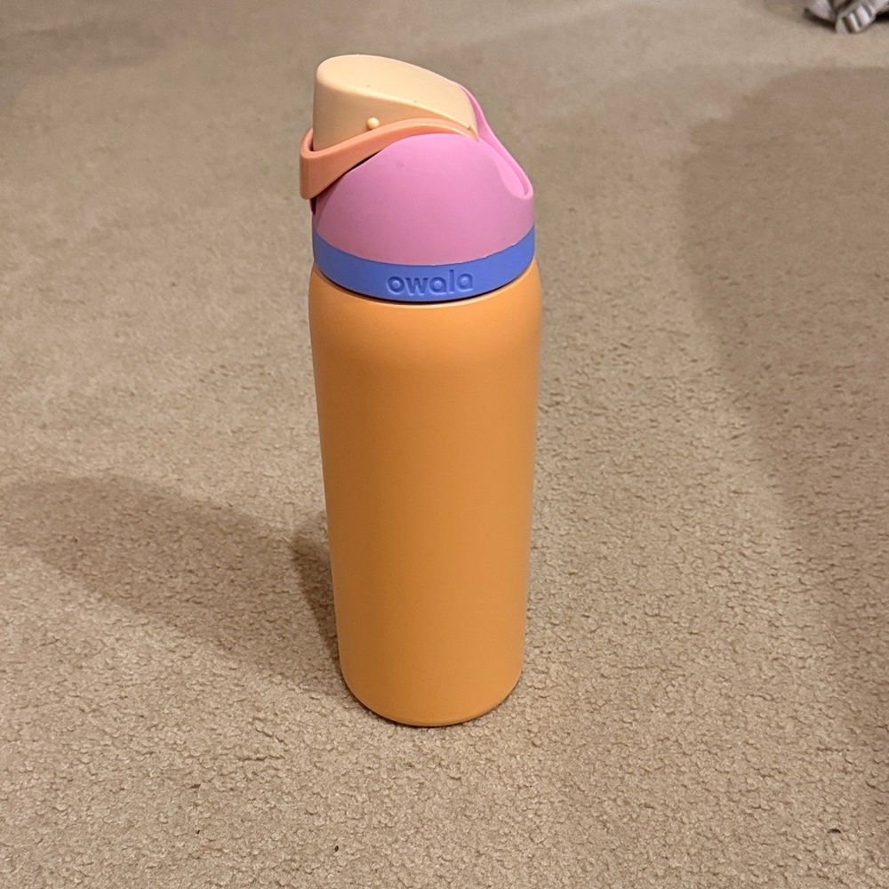 Owala Peach and Pink Water Bottle